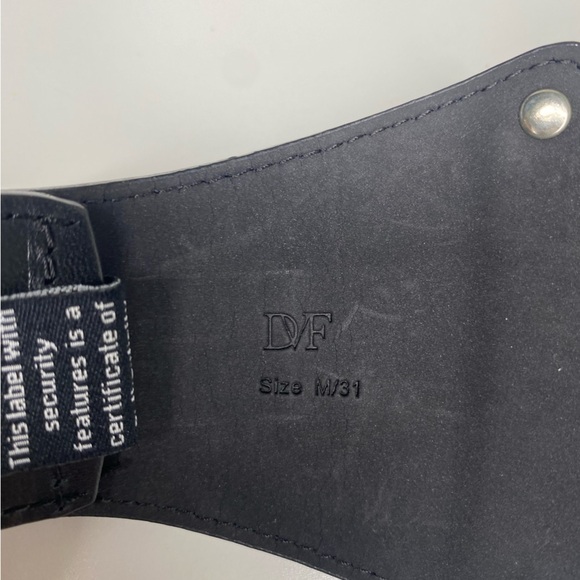 Diane von Furstenberg Black Snake Skin Belt - Picture 6 of 6